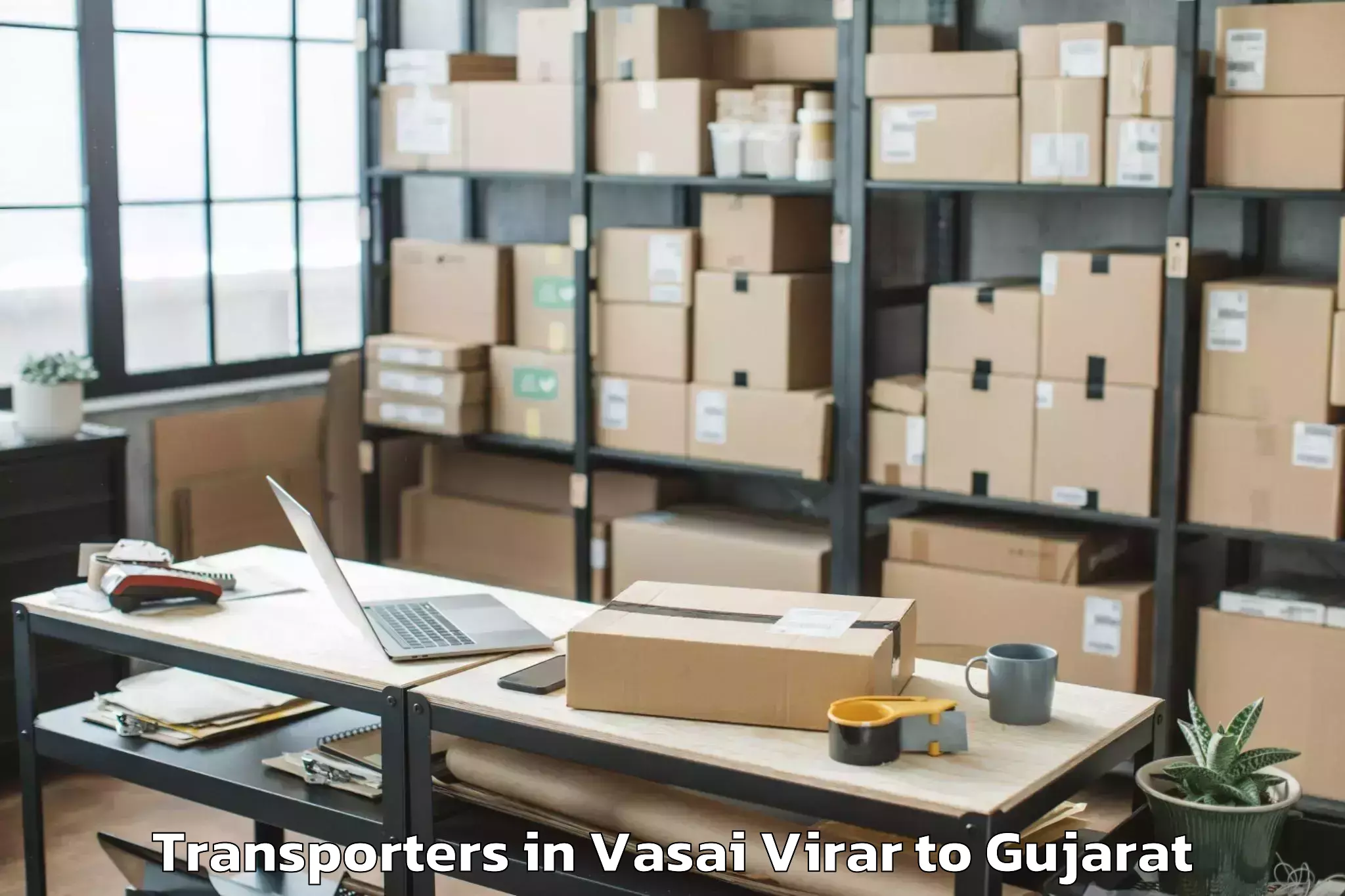 Reliable Vasai Virar to Gujarat National Law Universit Transporters